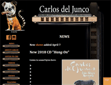 Tablet Screenshot of carlosdeljunco.com
